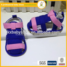 New arrival best selling fashion style high quality cotton fabric colorful flip flop baby kids sandal shoe